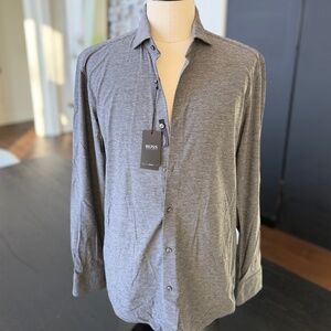 Men's Hugo Boss Travel Button Down Slim Fit NWT